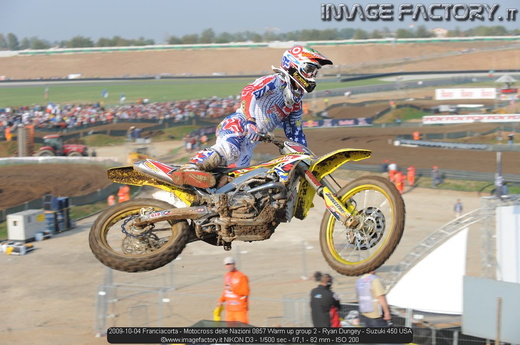 2009-10-04 Franciacorta - Motocross delle Nazioni 0857 Warm up group 2 - Ryan Dungey - Suzuki 450 USA